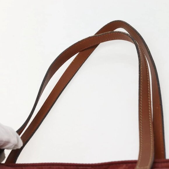 GUCCI GG Canvas Tote Bag Nylon Pink Gold 295252 Auth - Picture 9 of 16